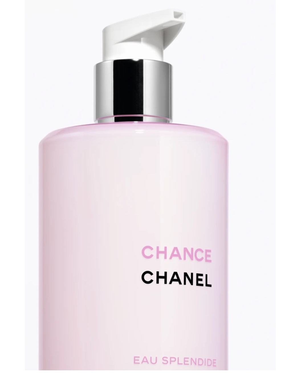 Chanel Chance body lotion.